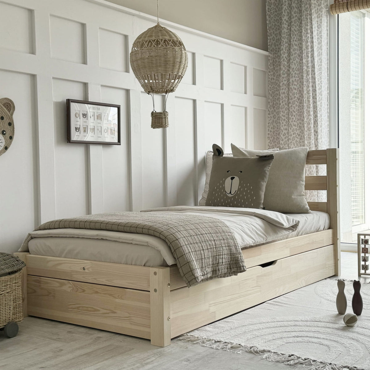 Juniorseng SIMPLE BARIERRA m. skuffe