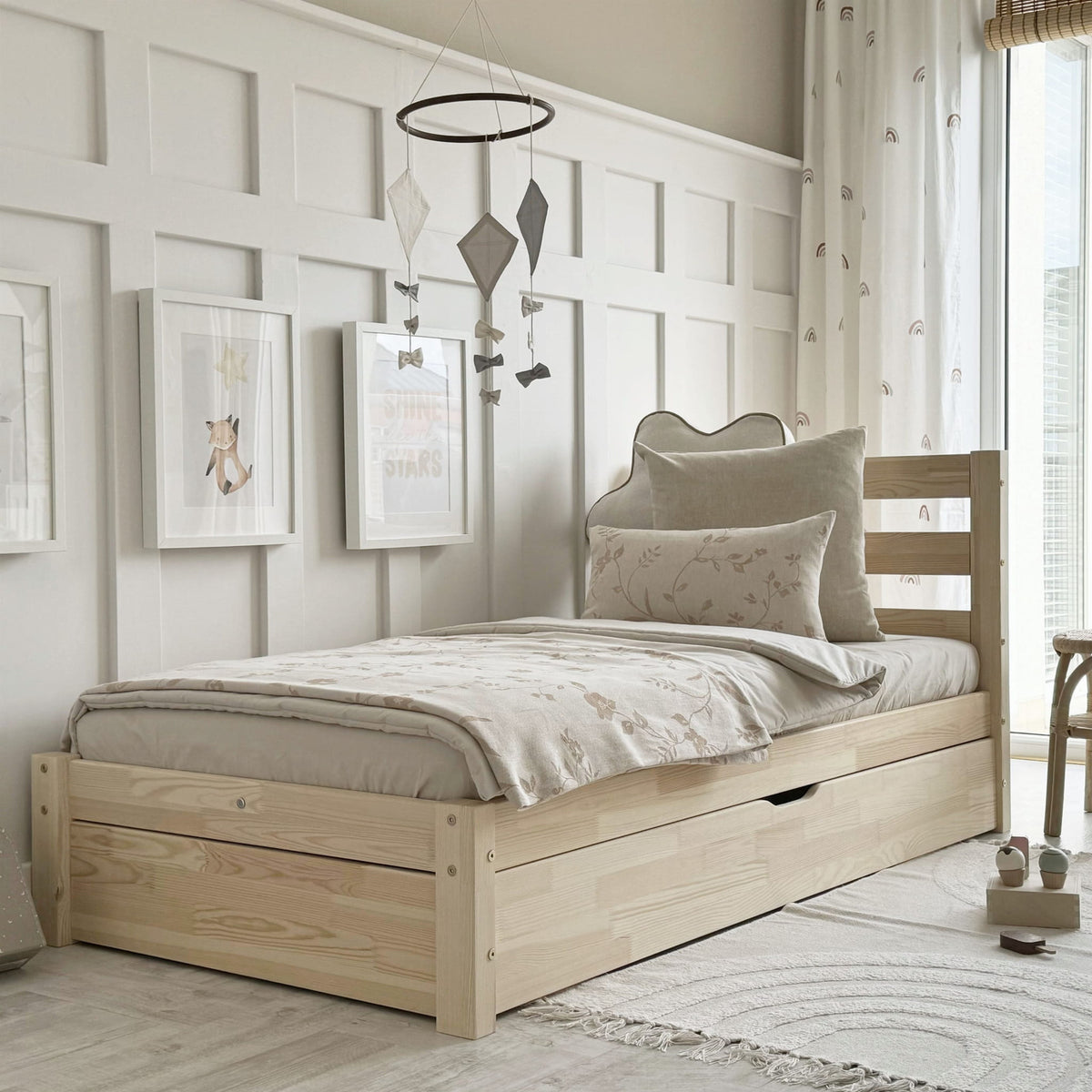 Juniorseng SIMPLE BARIERRA m. skuffe
