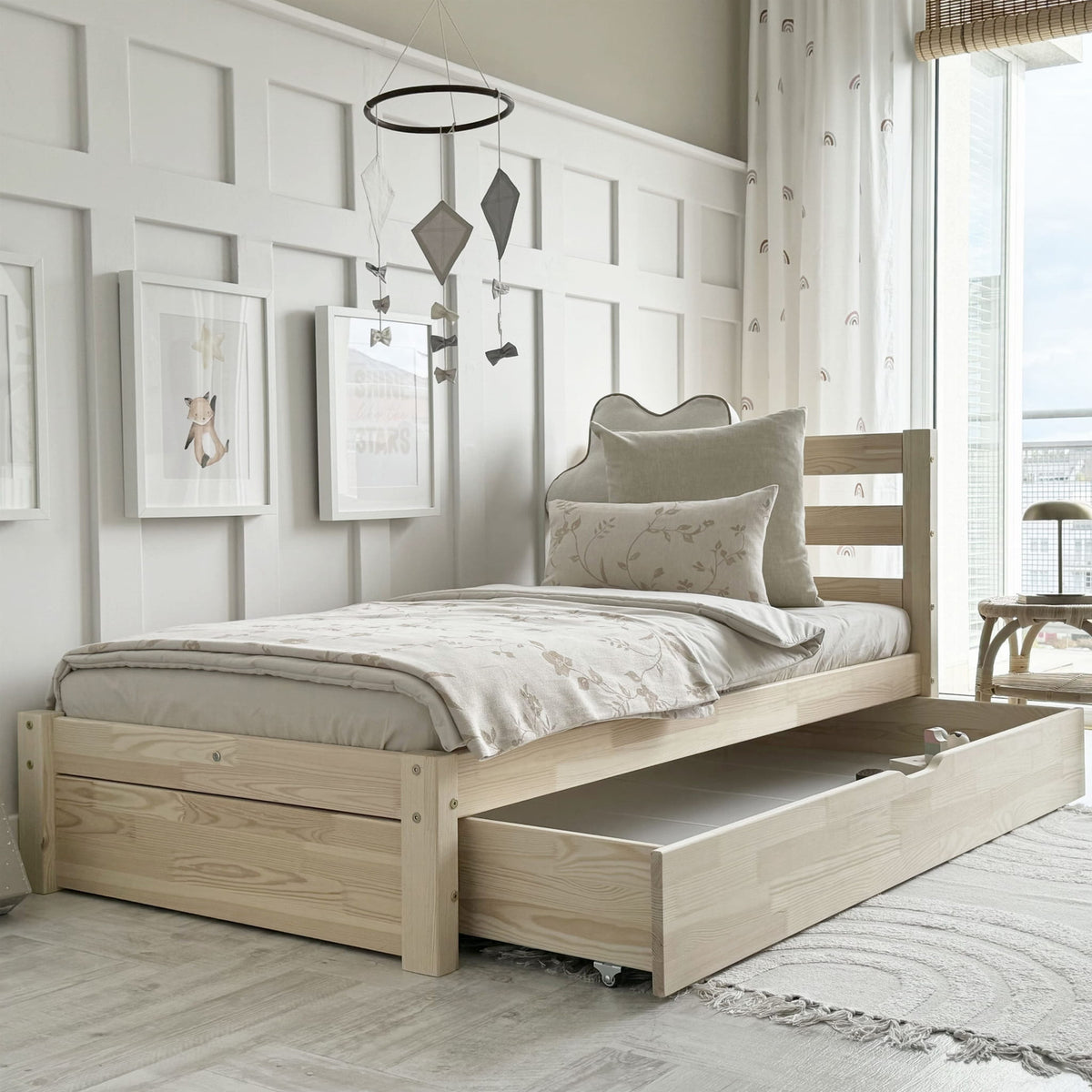 Juniorseng SIMPLE BARIERRA m. skuffe