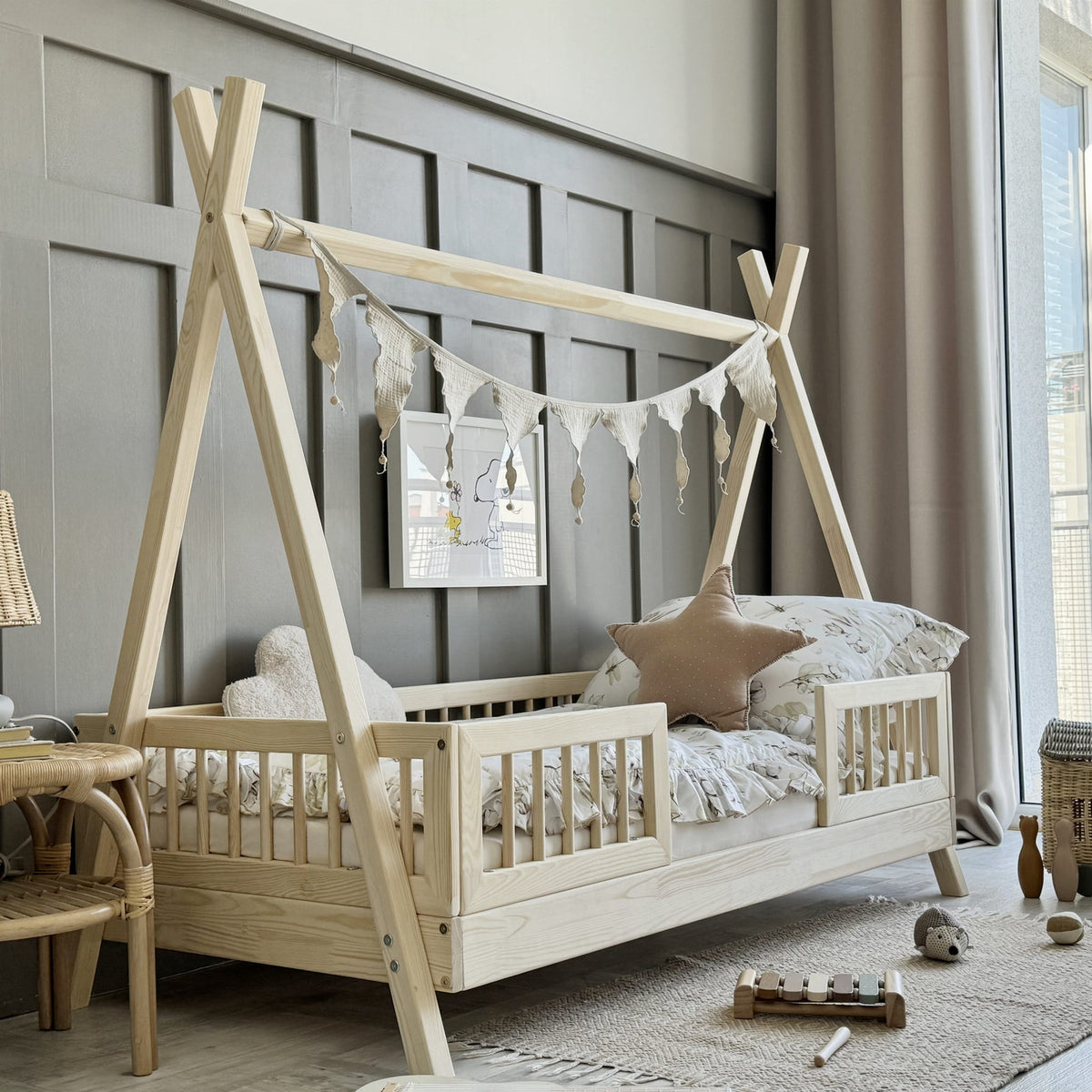 Husseng TIPI Duo m. runde tremmer