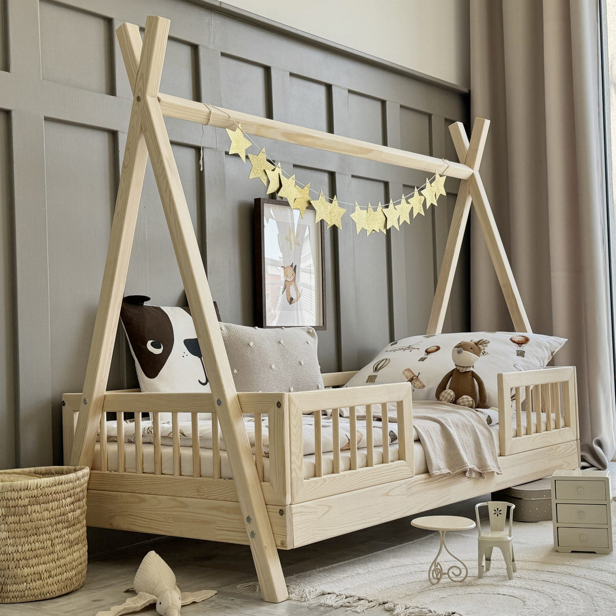 Husseng TIPI Duo m. runde tremmer