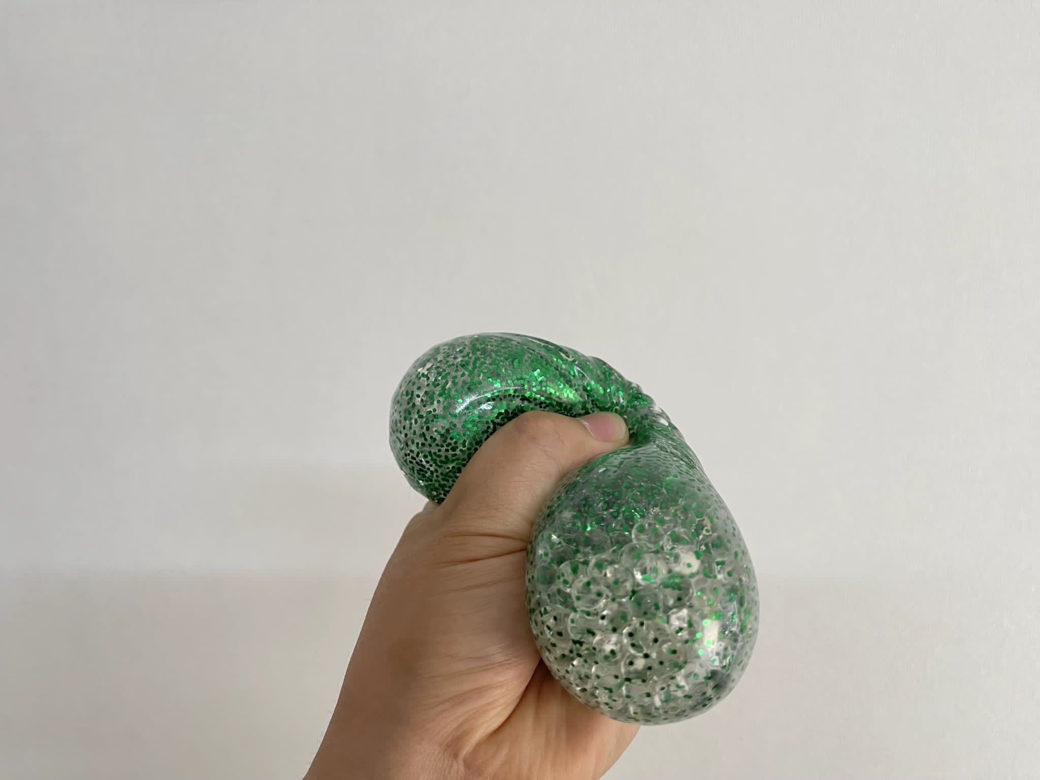 Dumpling Glimmer Squishy – Vandperler 9 cm
