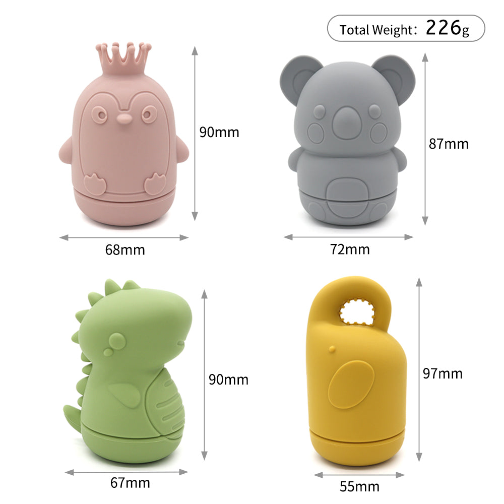 Silikone Badelegtøj m. Dyr