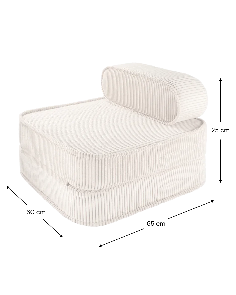 Wigiwama Flip Chair foldbar stol, Marshmallow (11)