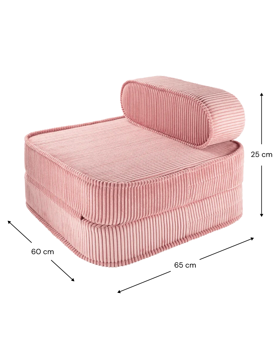 Wigiwama Flip Chair foldbar stol, Pink Mousse (9)