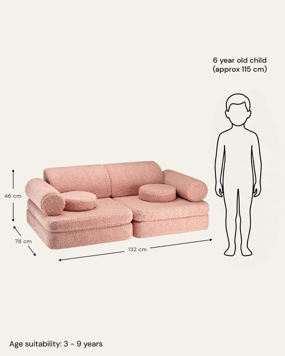 Wigiwama Sofa, Guava (6)