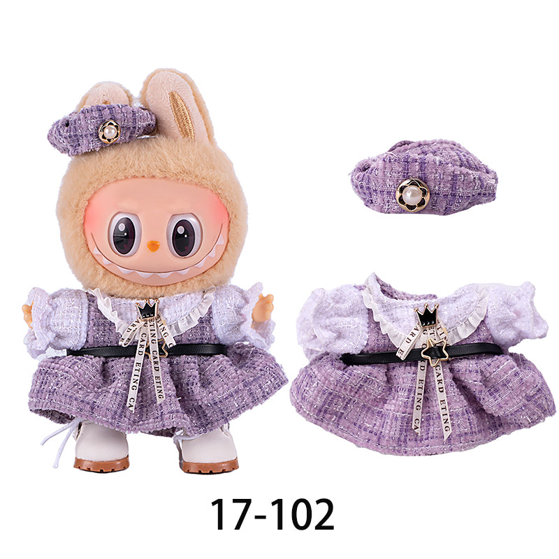 Labubu Tøjsæt – Lavender Royal