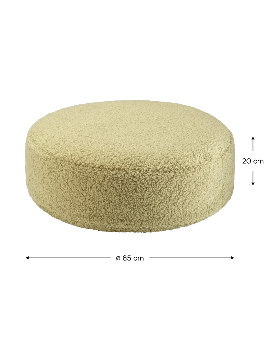 Wigiwama Rund puf, Matcha (4)