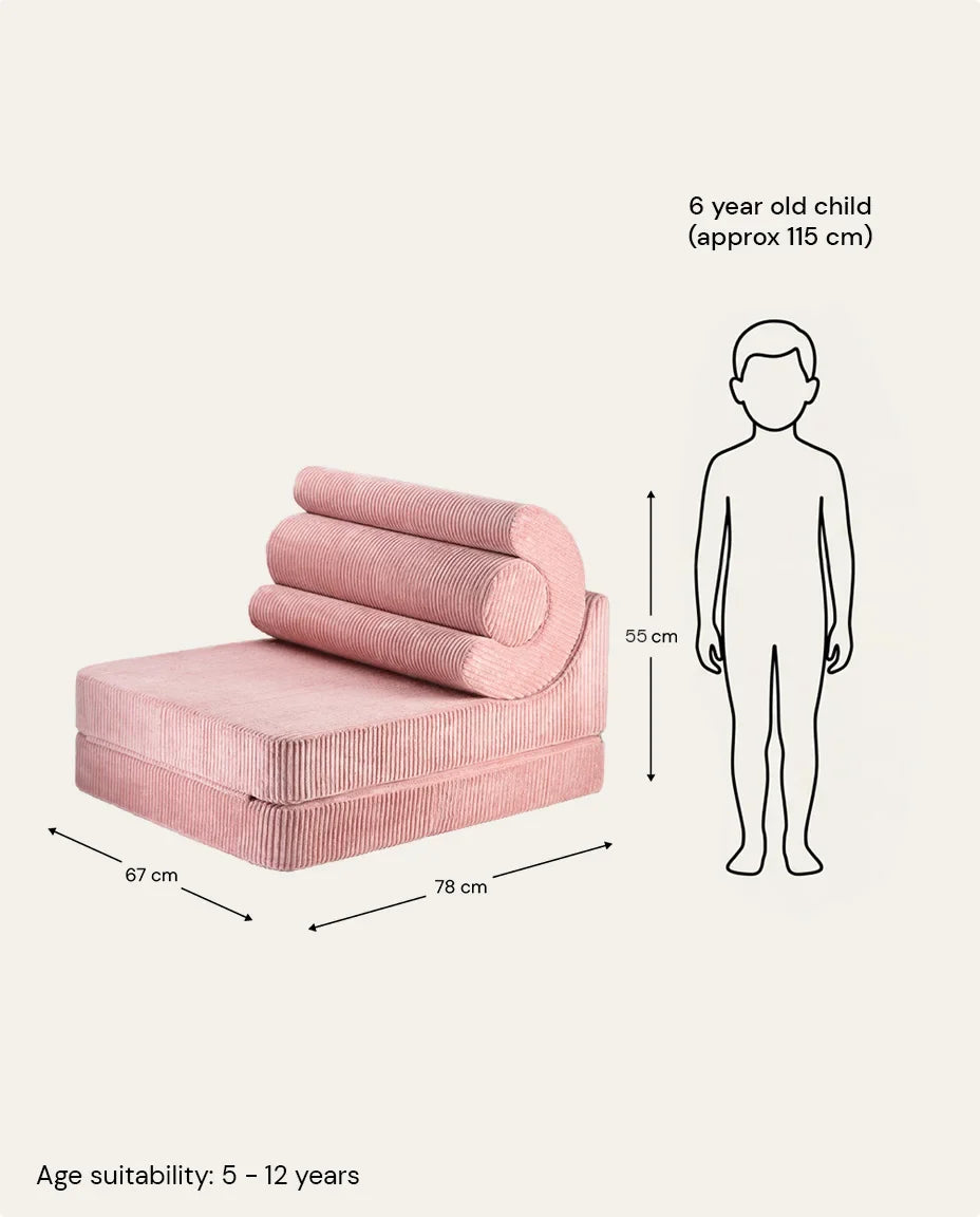 Wigiwama Flipster foldbar stol, Pink Mousse (6)