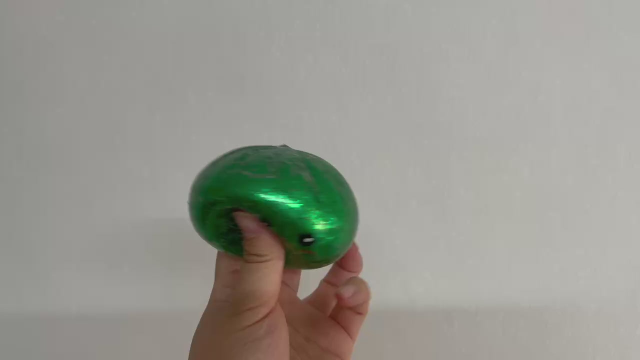 Indlæs video: Dumpling Glimmer Squishy – Vandperler 9 cm