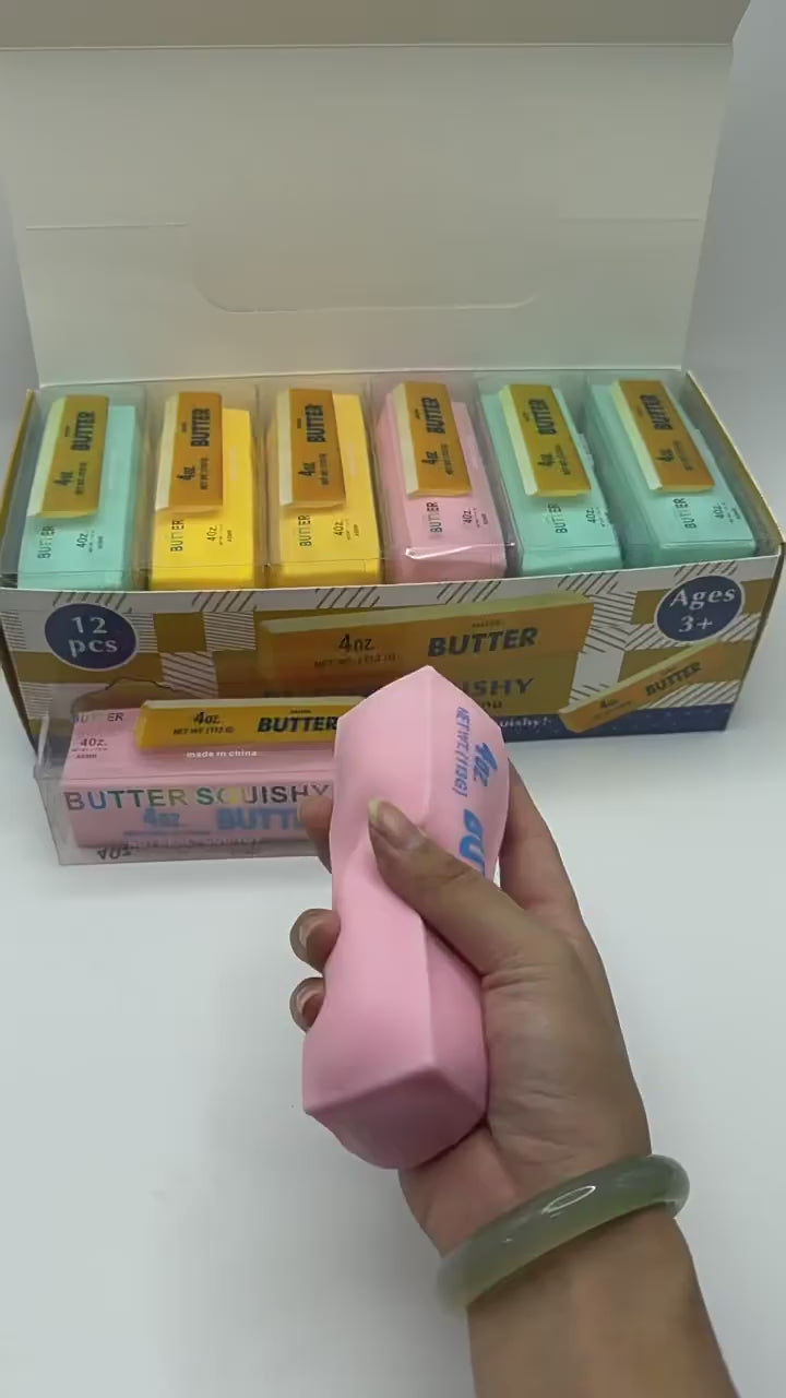 Indlæs video: Crunchy Butter Squishy