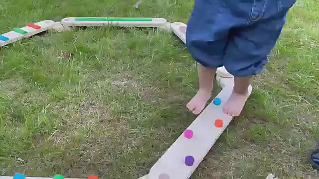 Indlæs video: Balance rampe/bane til børn