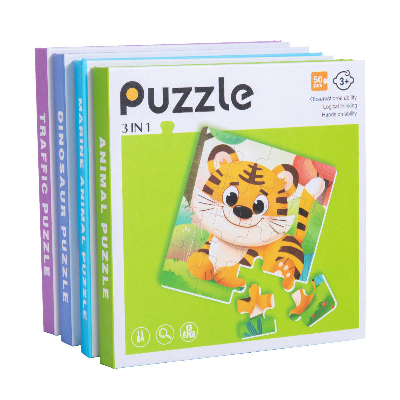 Magnet puslespil 3-i-1