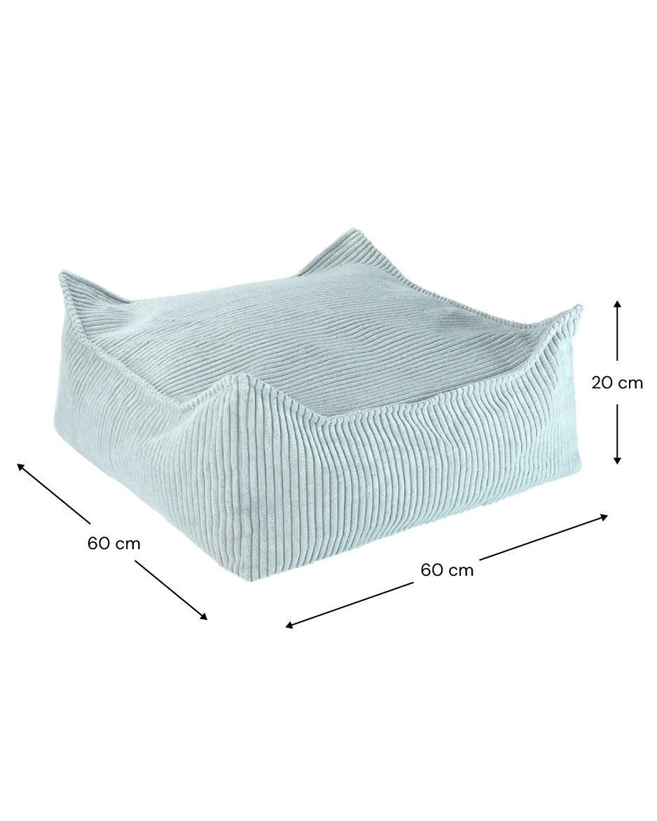 Wigiwama Sækkestol med puf, Peppermint Green (5)