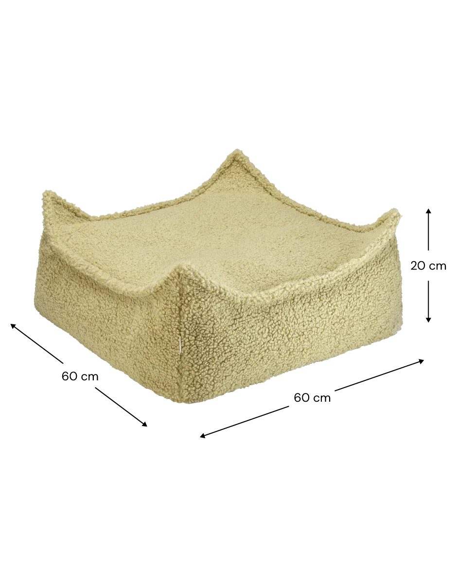 Wigiwama Firkantet puf, Matcha (7)
